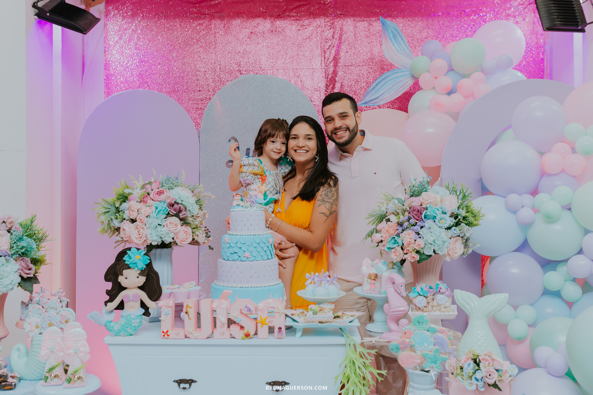 fotografia festa infantil 3 anos Luisa tema serie fundo do mar tijuca Rio de Janeiro fotografa familia