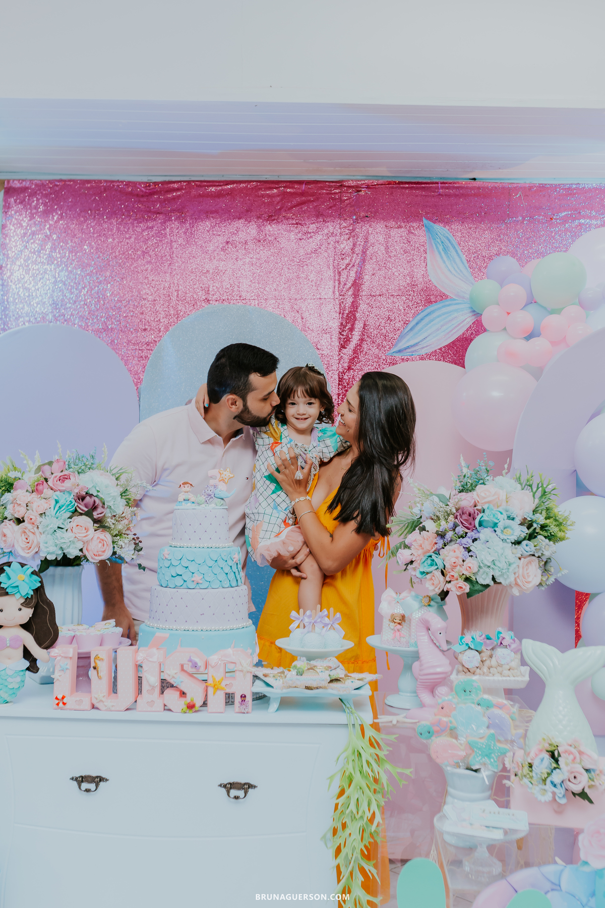 fotografia festa infantil 3 anos Luisa tema serie fundo do mar tijuca Rio de Janeiro fotografa familia