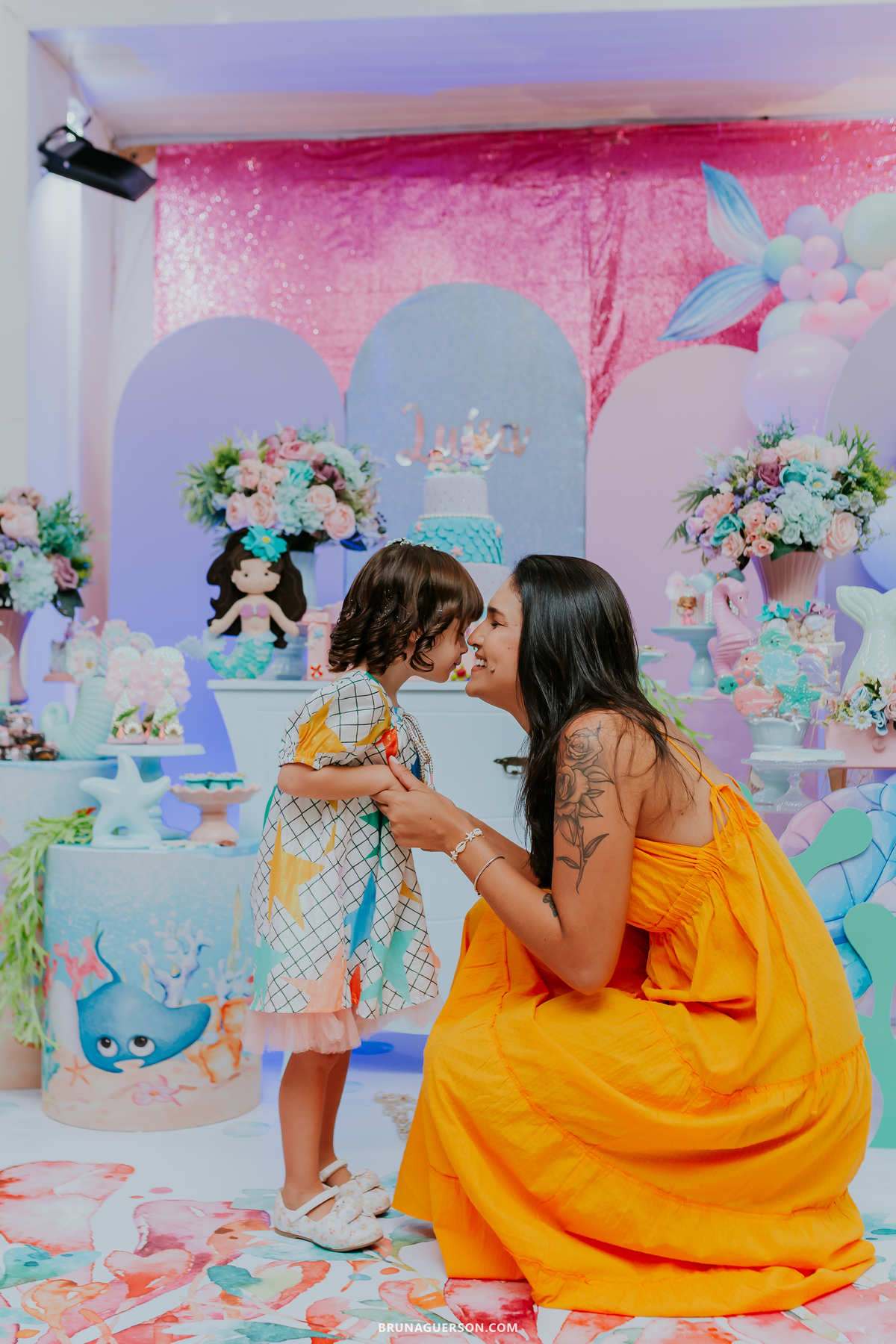 fotografia festa infantil 3 anos Luisa tema serie fundo do mar tijuca Rio de Janeiro fotografa familia