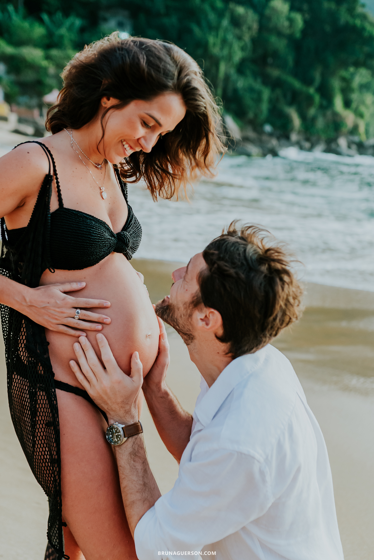 fotografia ensaio gestante praia vermelha urca Rio de Janeiro amanhecer 