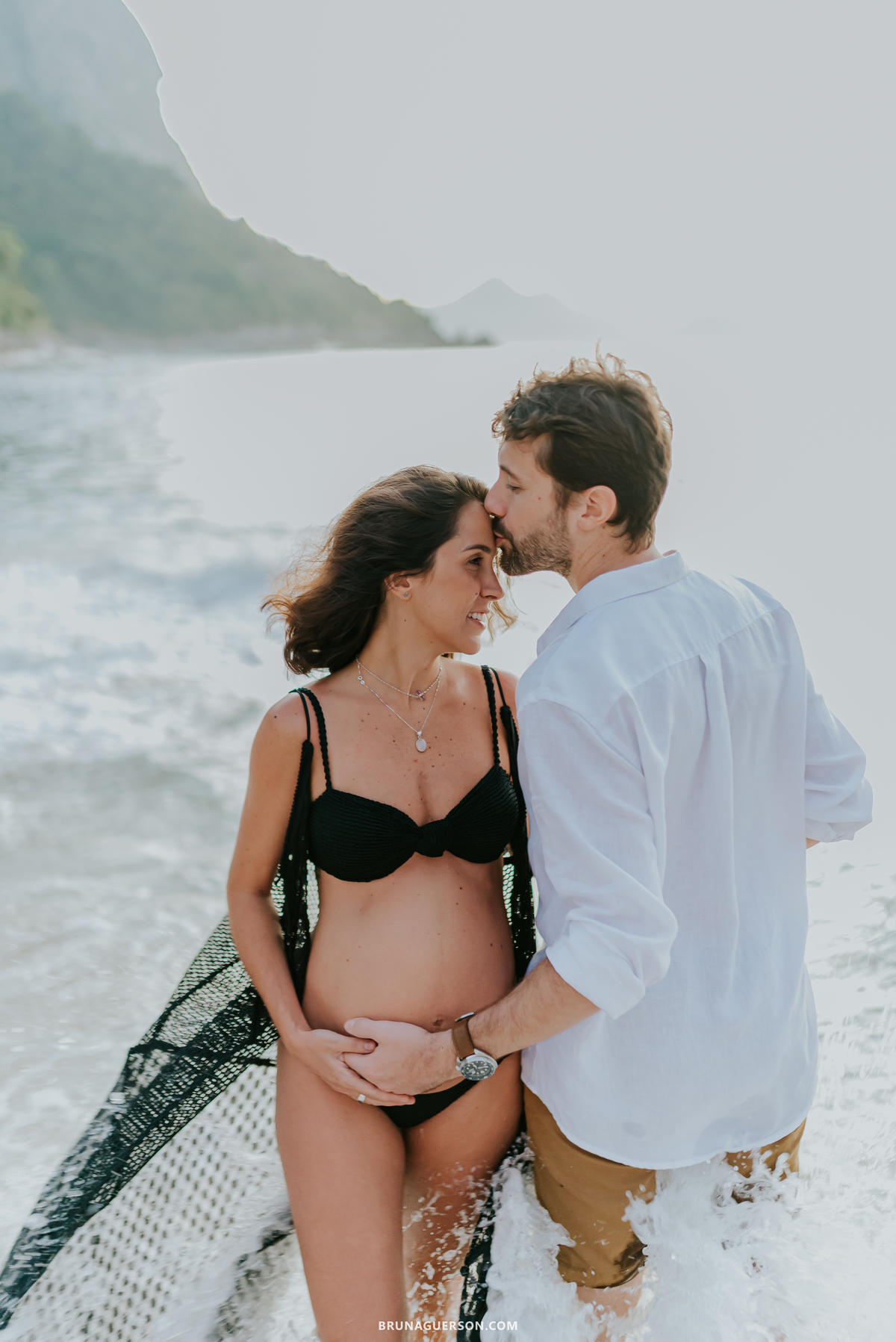 fotografia ensaio gestante praia vermelha urca Rio de Janeiro amanhecer 