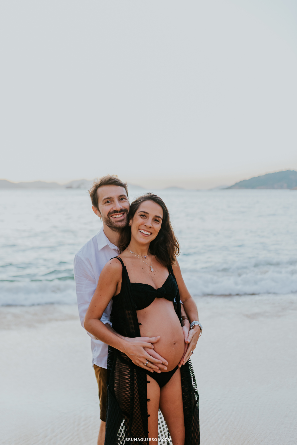 fotografia ensaio gestante praia vermelha urca Rio de Janeiro amanhecer 