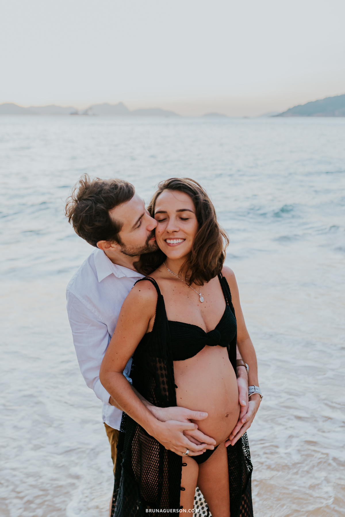 fotografia ensaio gestante praia vermelha urca Rio de Janeiro amanhecer 