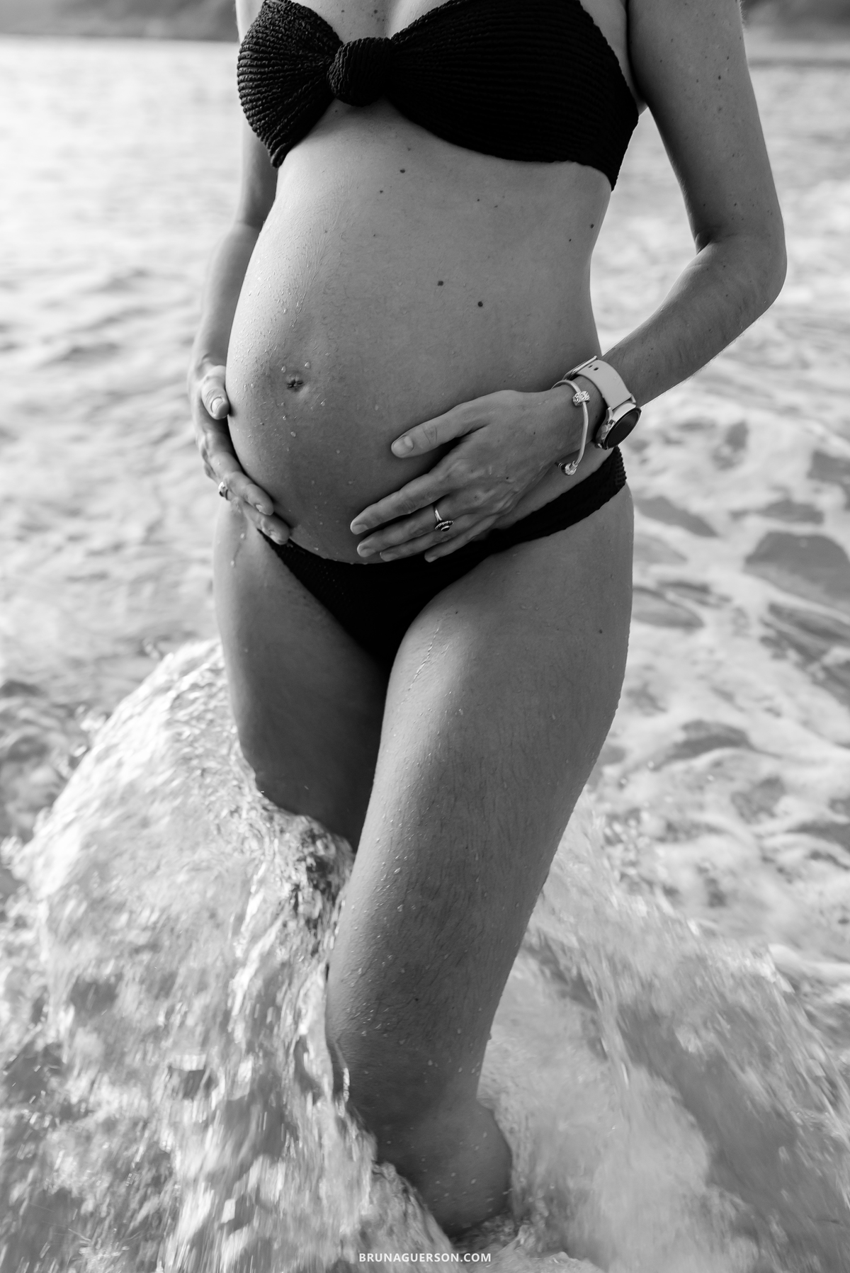 fotografia ensaio gestante praia vermelha urca Rio de Janeiro amanhecer externo 