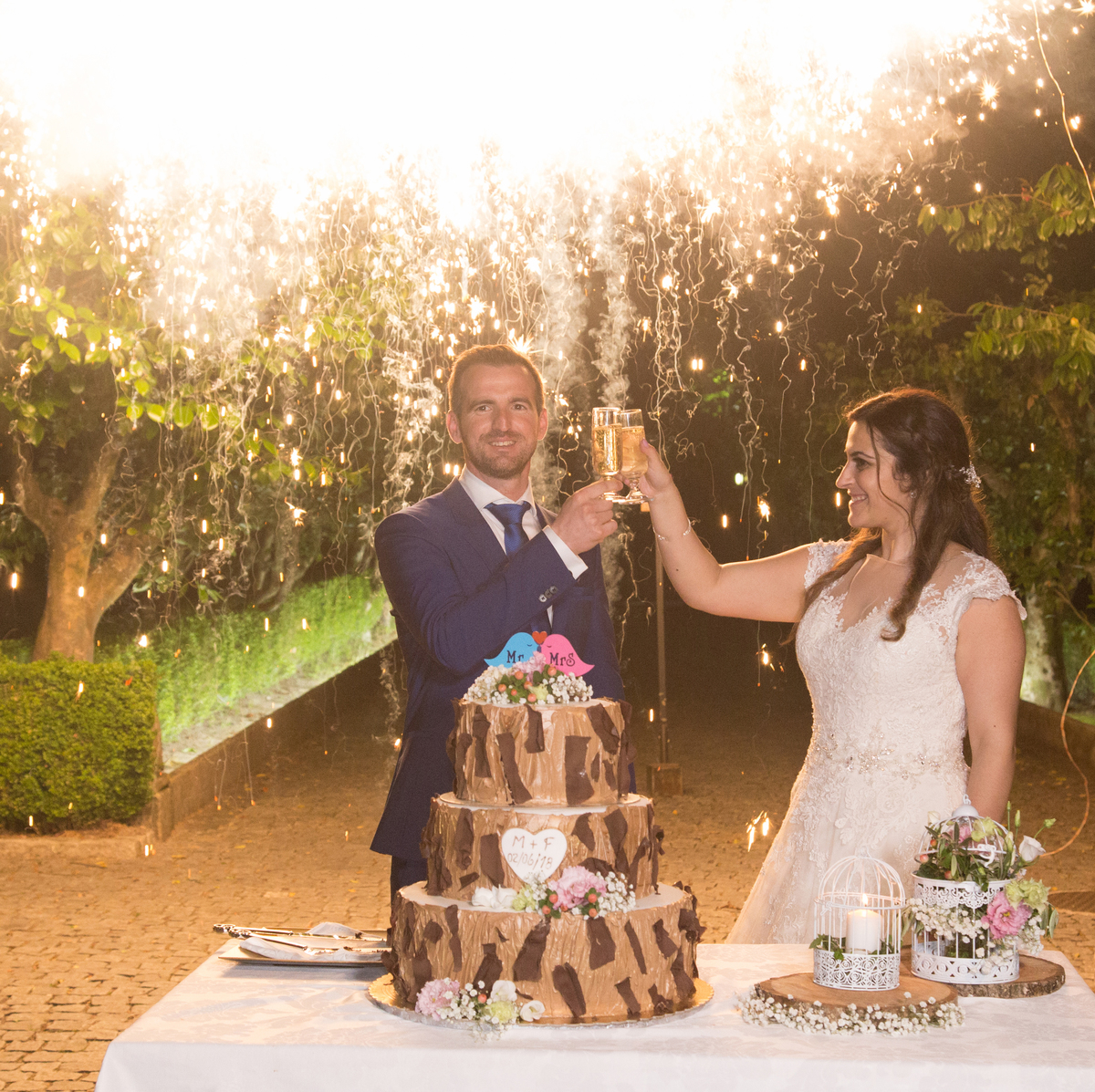 corte do bolo fotografia viseu