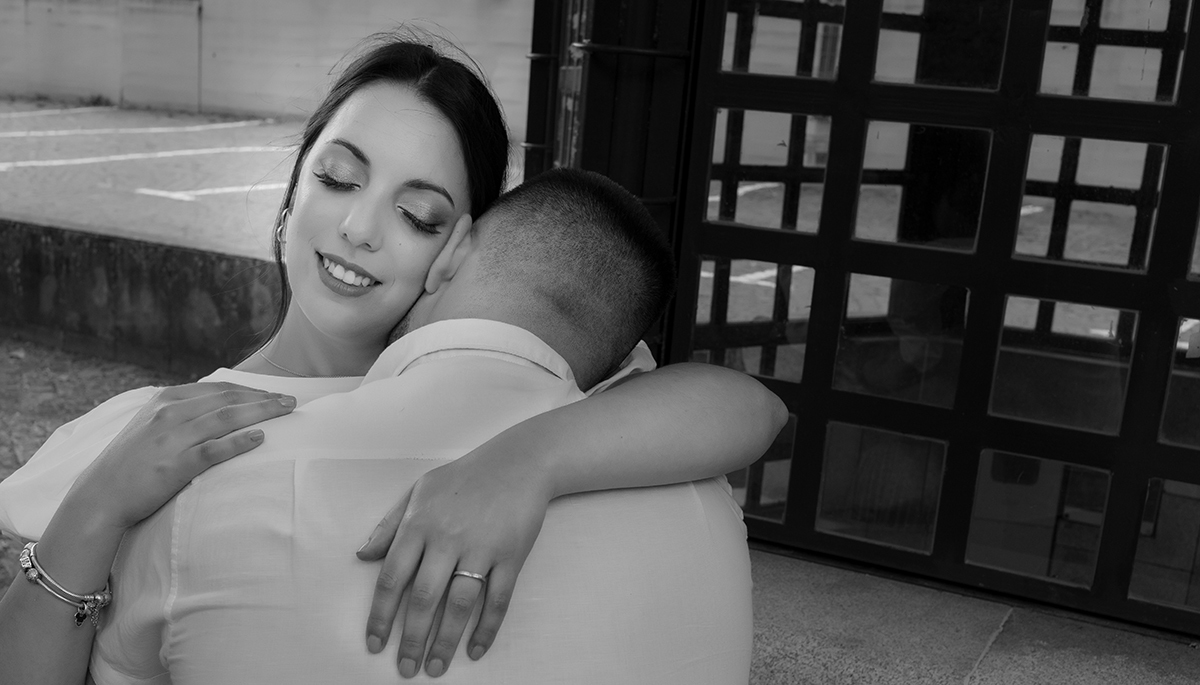 abraço de casal