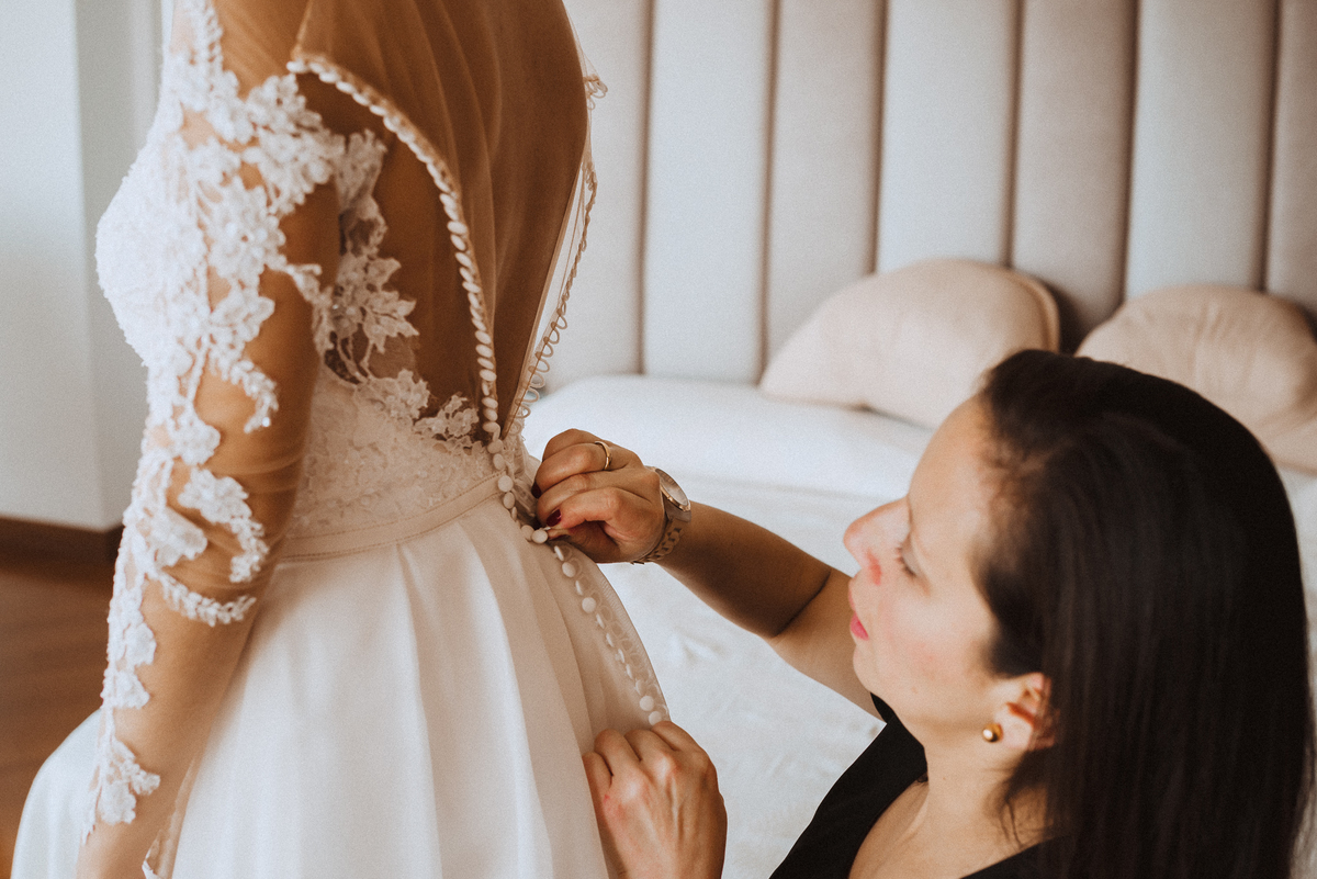 reflejo novia novios boda wedding oeru argentina vestido