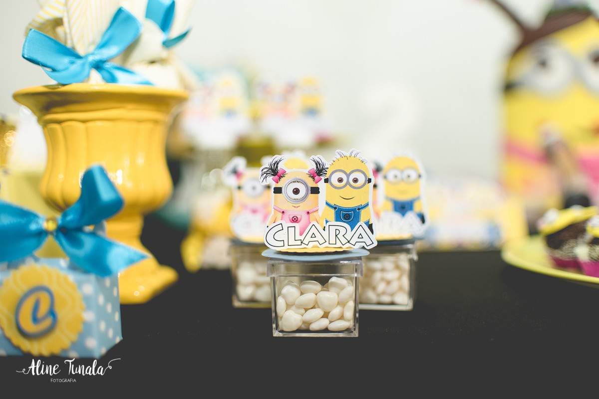 Festa na escola, minions, festinha na escola, 2 anos, fotografia infantil, fotografia de festa, fotografia de aniversário, Mimos e Delícias, decoração de festa infantil, minions para meninas