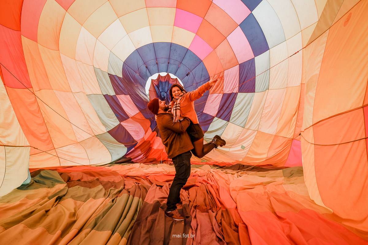 dentro do balão em santa catarina