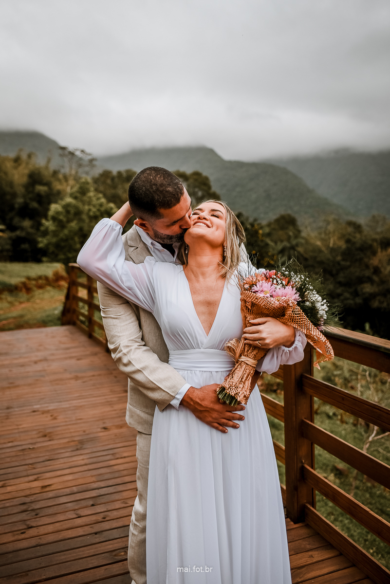 noivos na estancia da morada