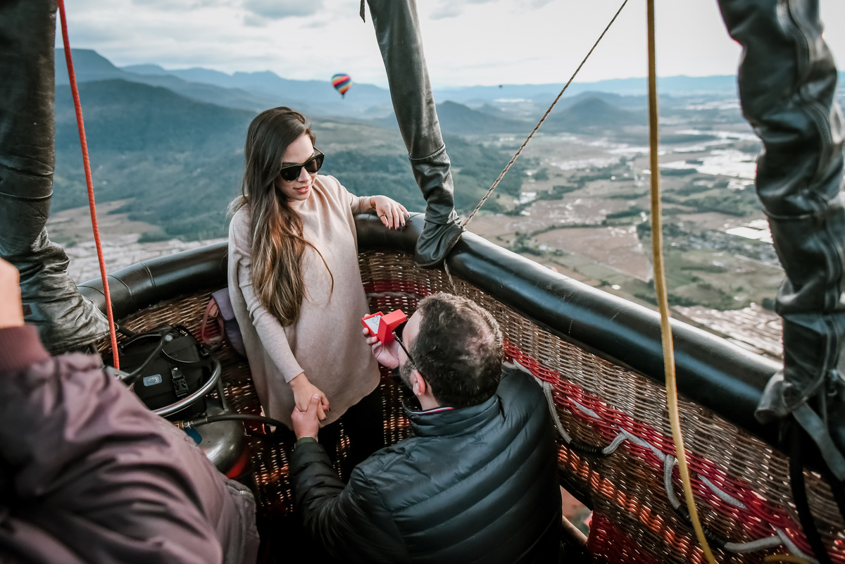 pedido de casamento nos baloes