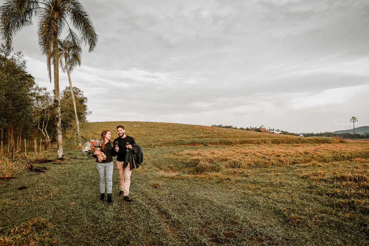 pouso de um balão de ar quente