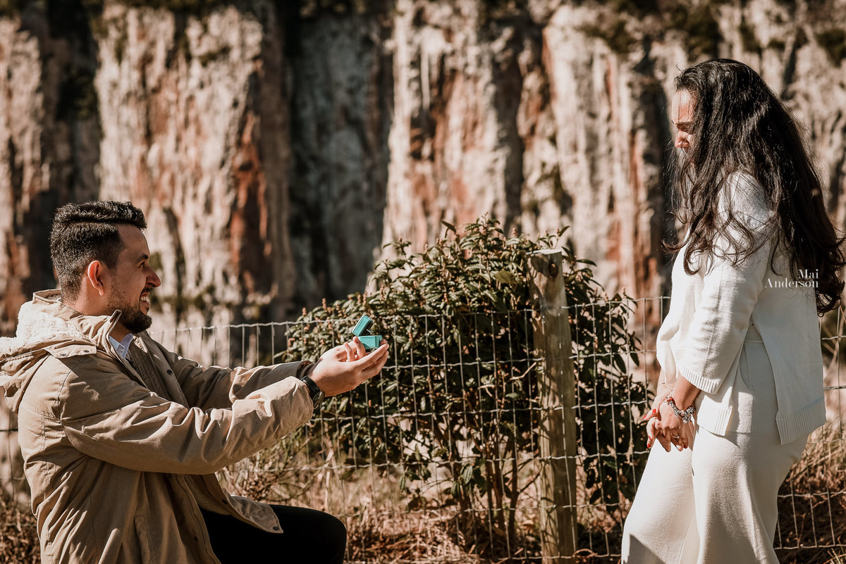 pedido de casamento em cambará do sul