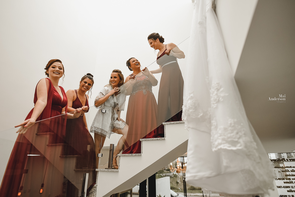 fotos de madrinhas no making of 