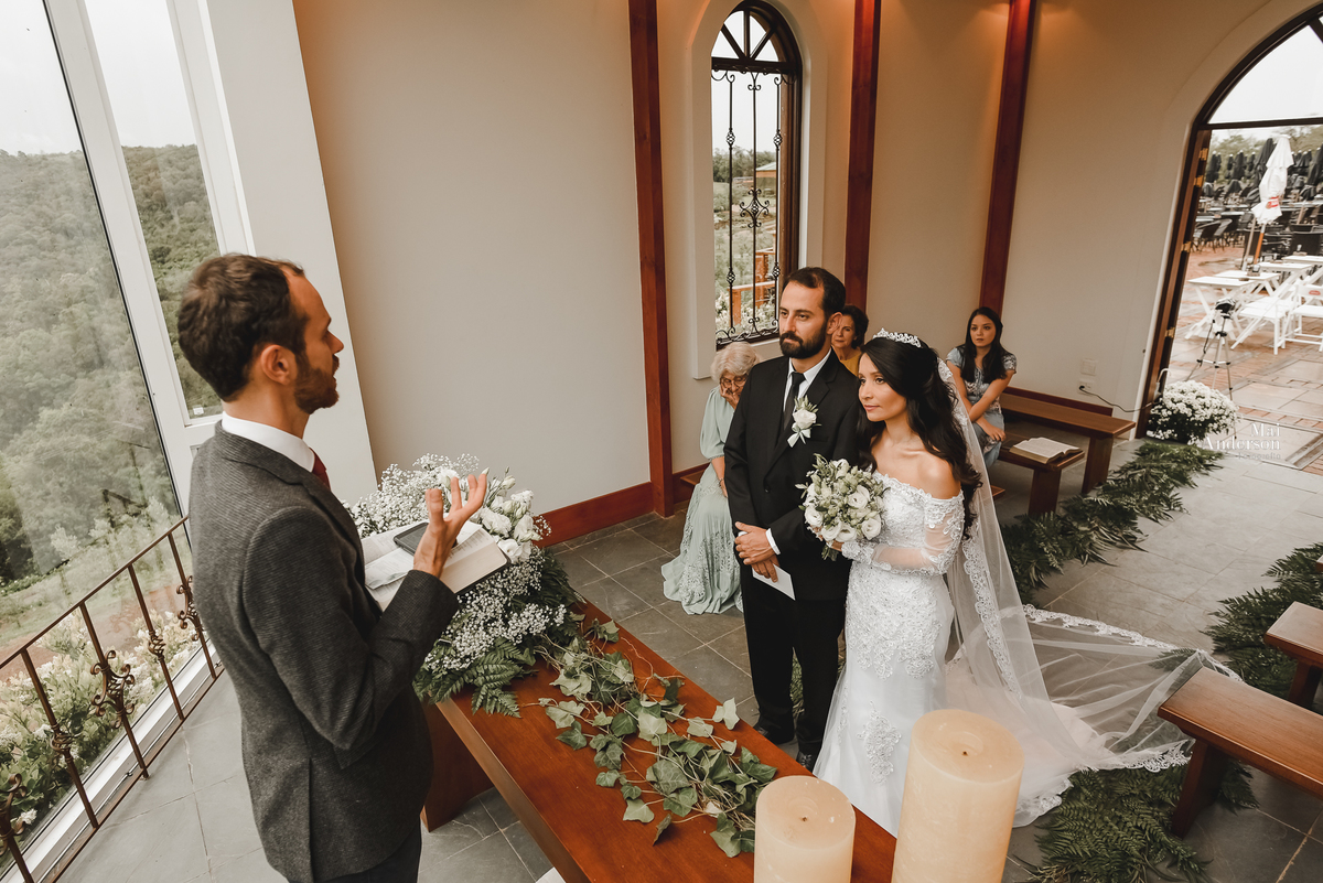 benção do pastor em casamento