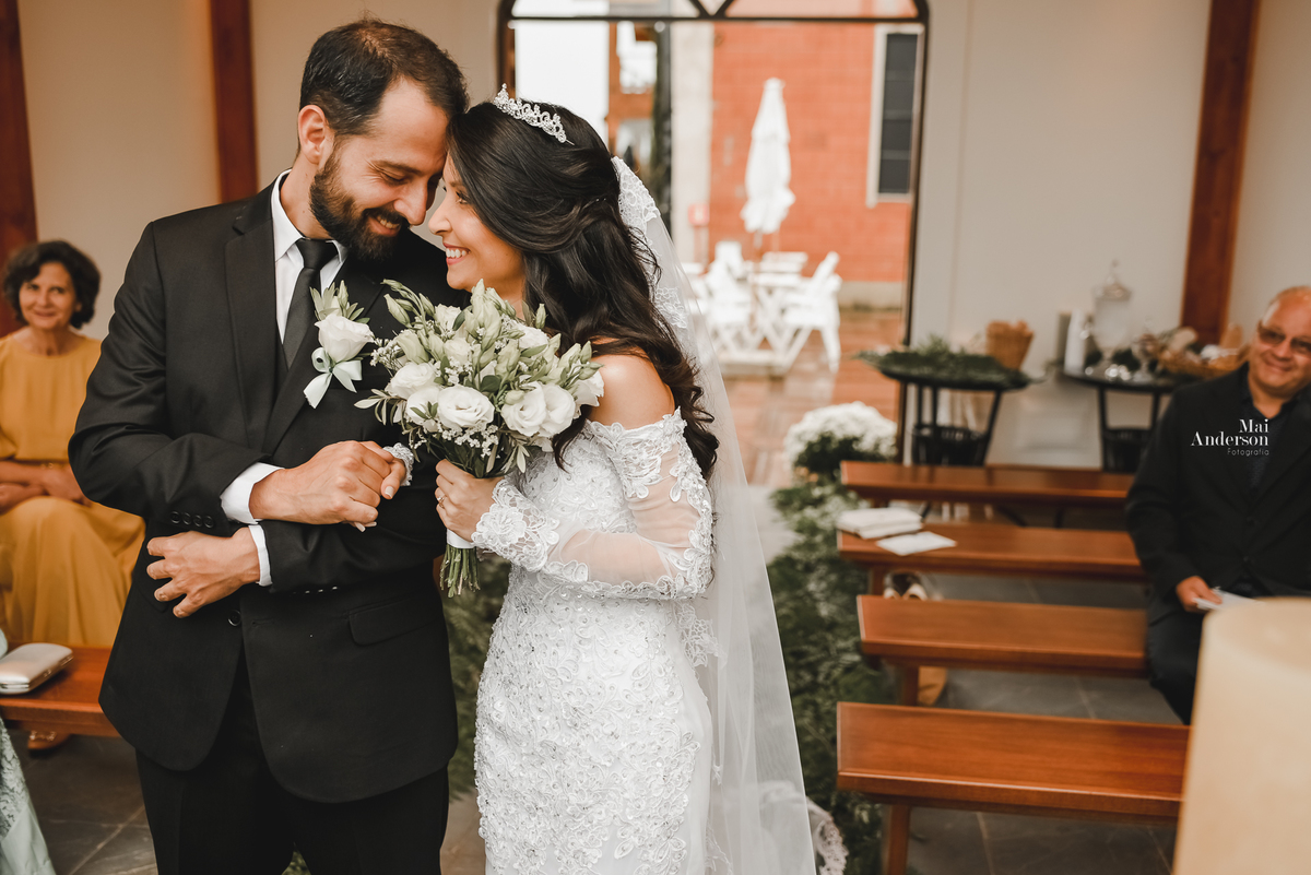 encontro dos noivos em cerimonial