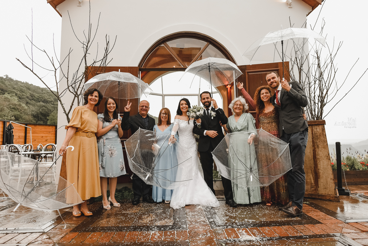 e se chover em meu casamento