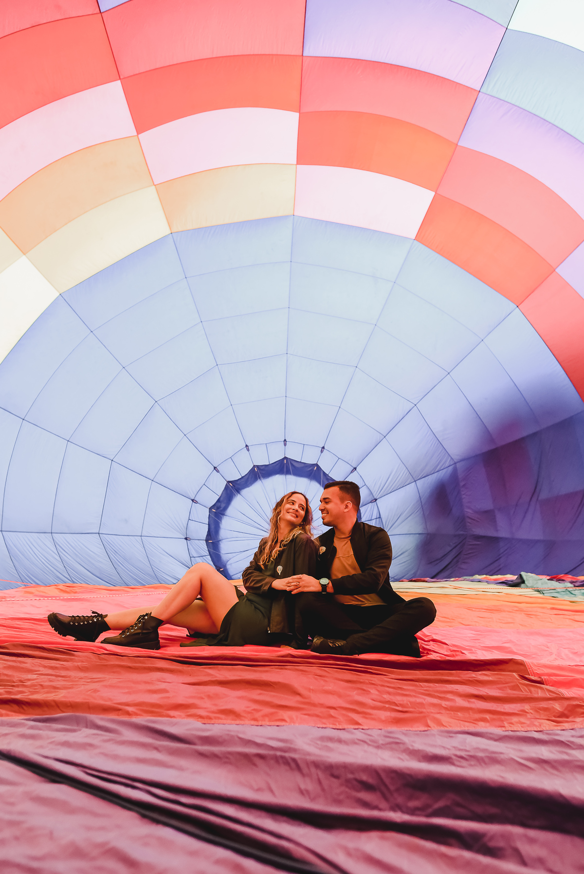 ensaio fotográfico em balões 