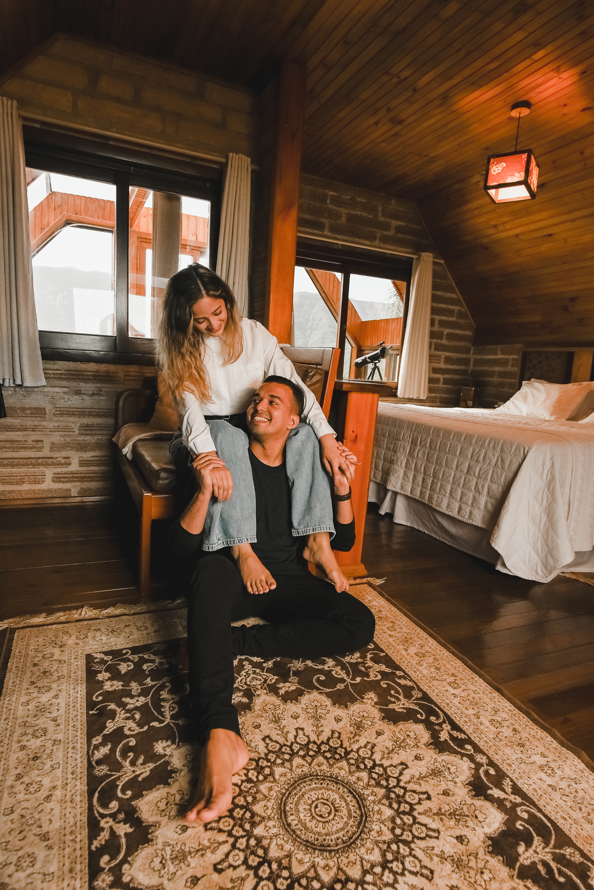 fotos no chale em praia grande sc