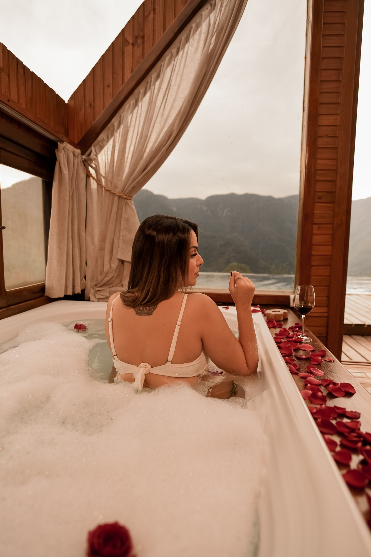 pousada com banheira 