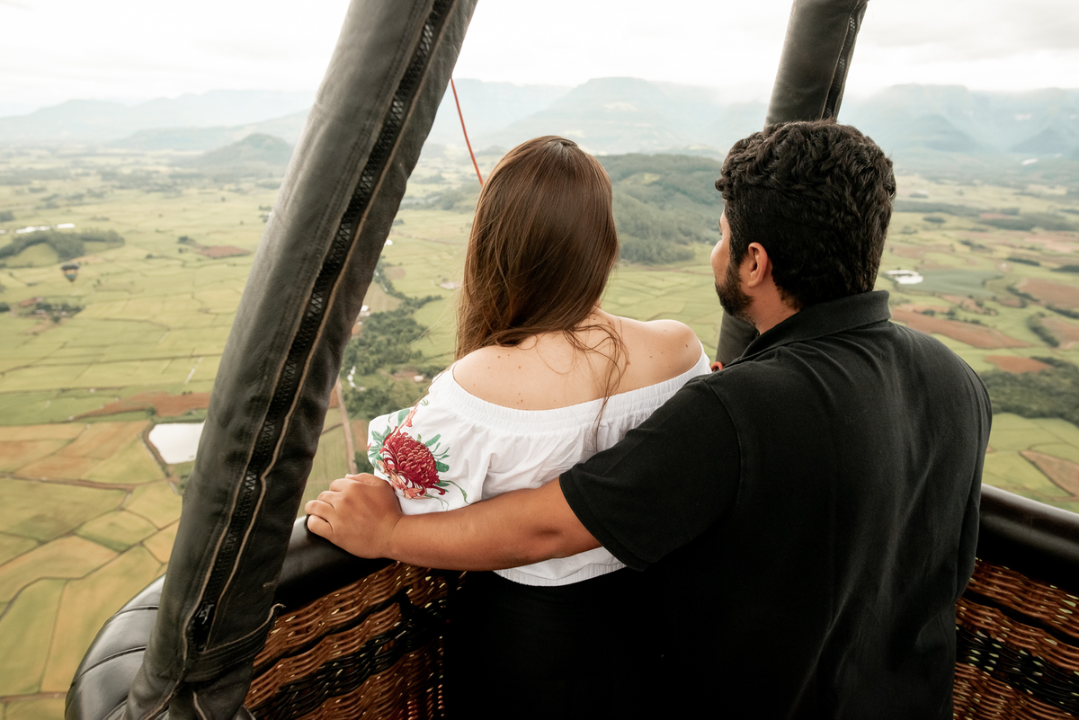 como pe voar de balão 