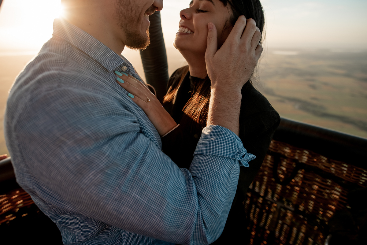 surpresa para namorada praia grande santa catarina voo de balão de ar quente 