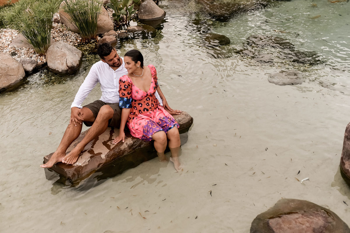 ensaio casal no lago 