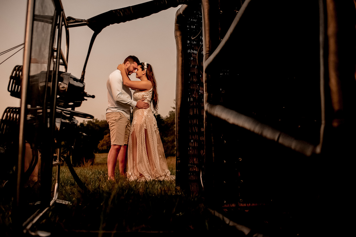 passeio de balão de ar quente