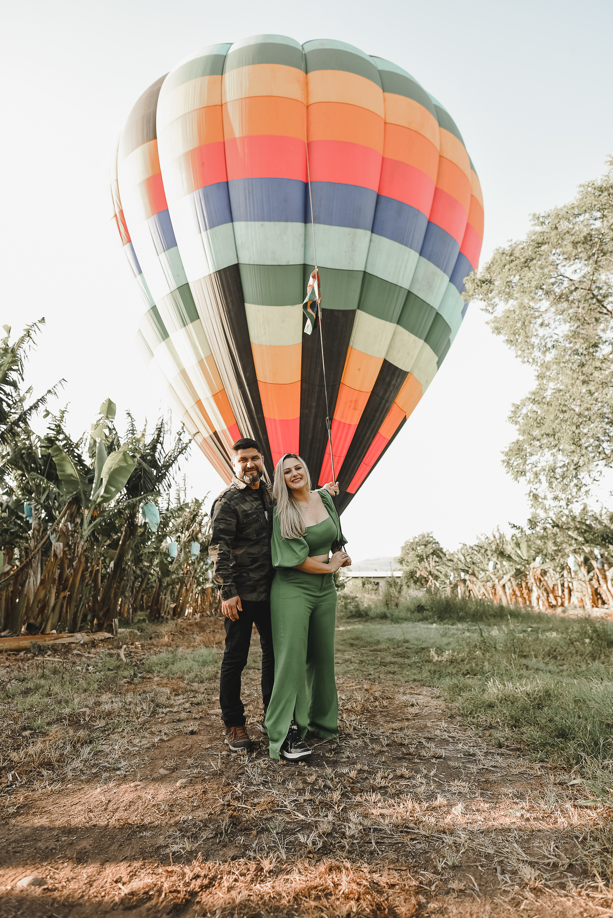 como funciona os voo de balão em praia grande sc