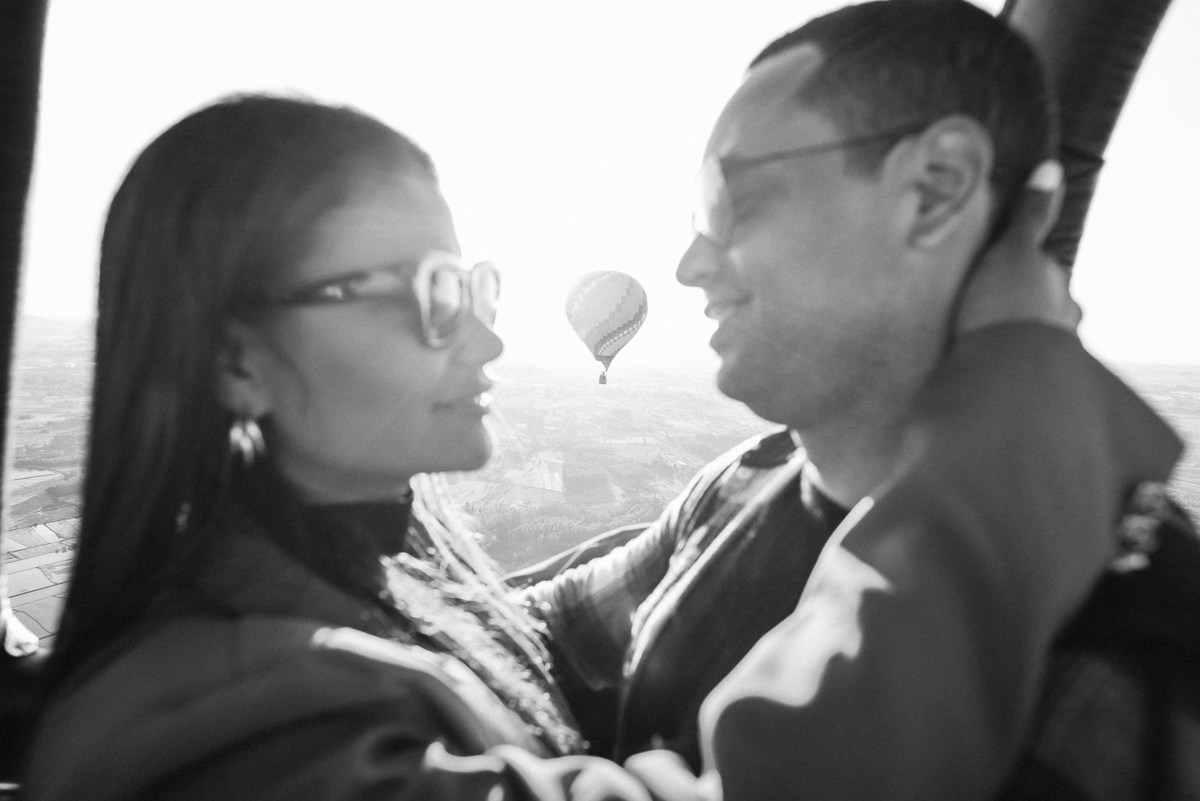 passeio de balão nos canions