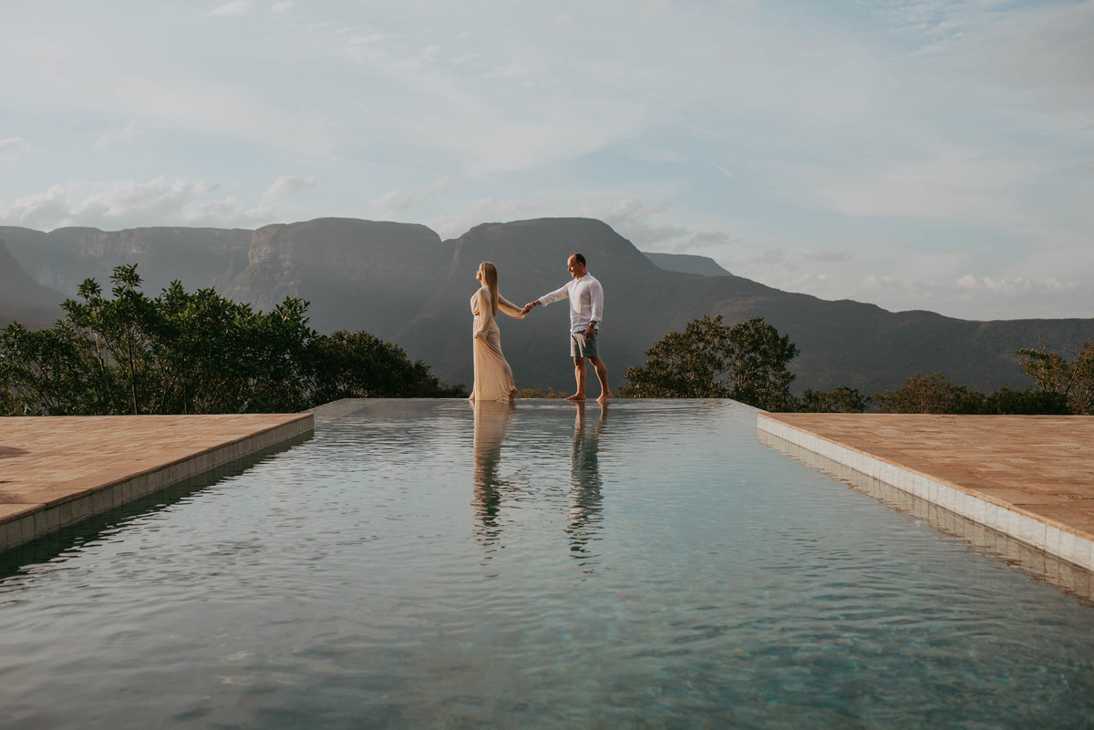 piscina borda infinita, pré wedding , lua de mel