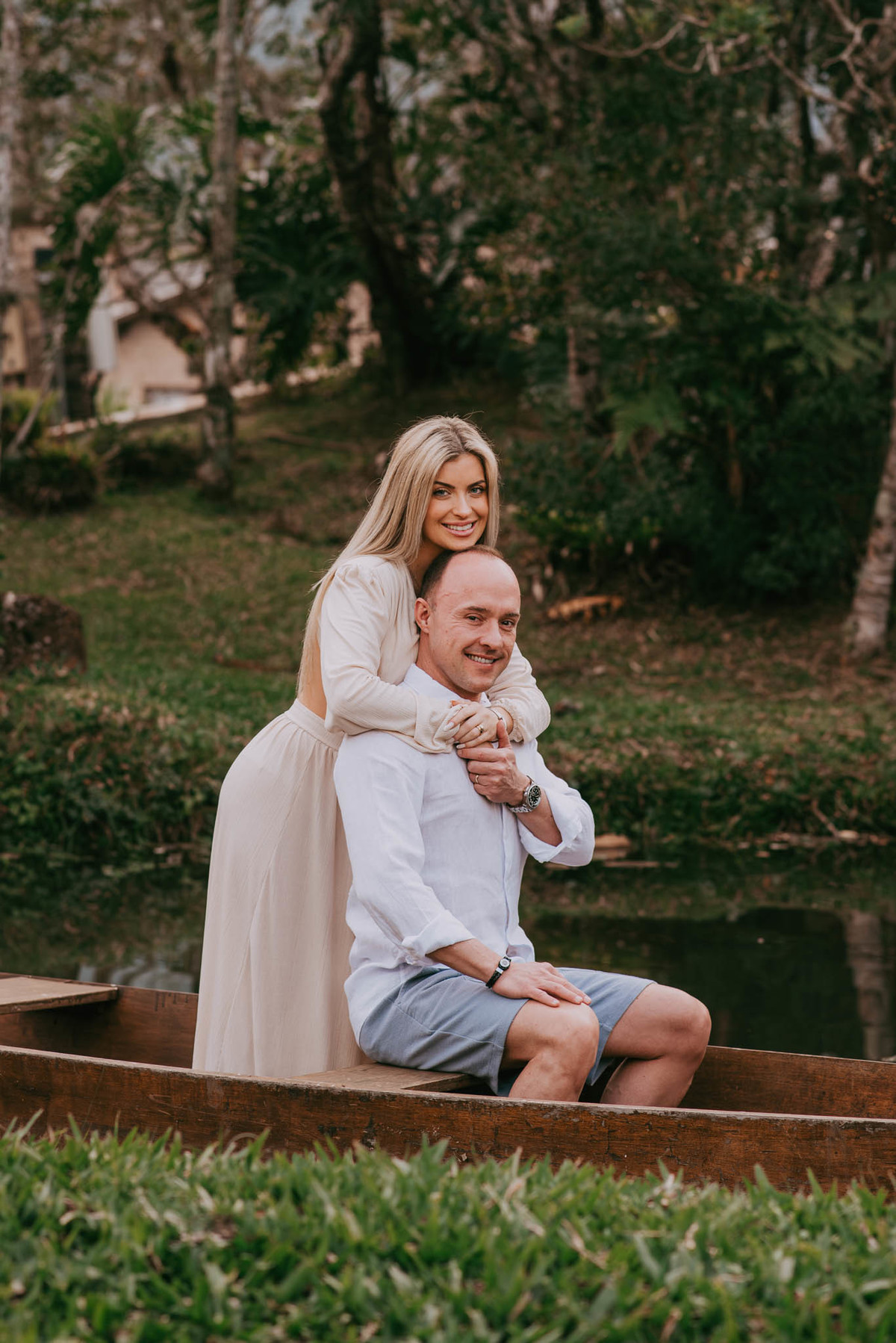 fotos de casal em barco