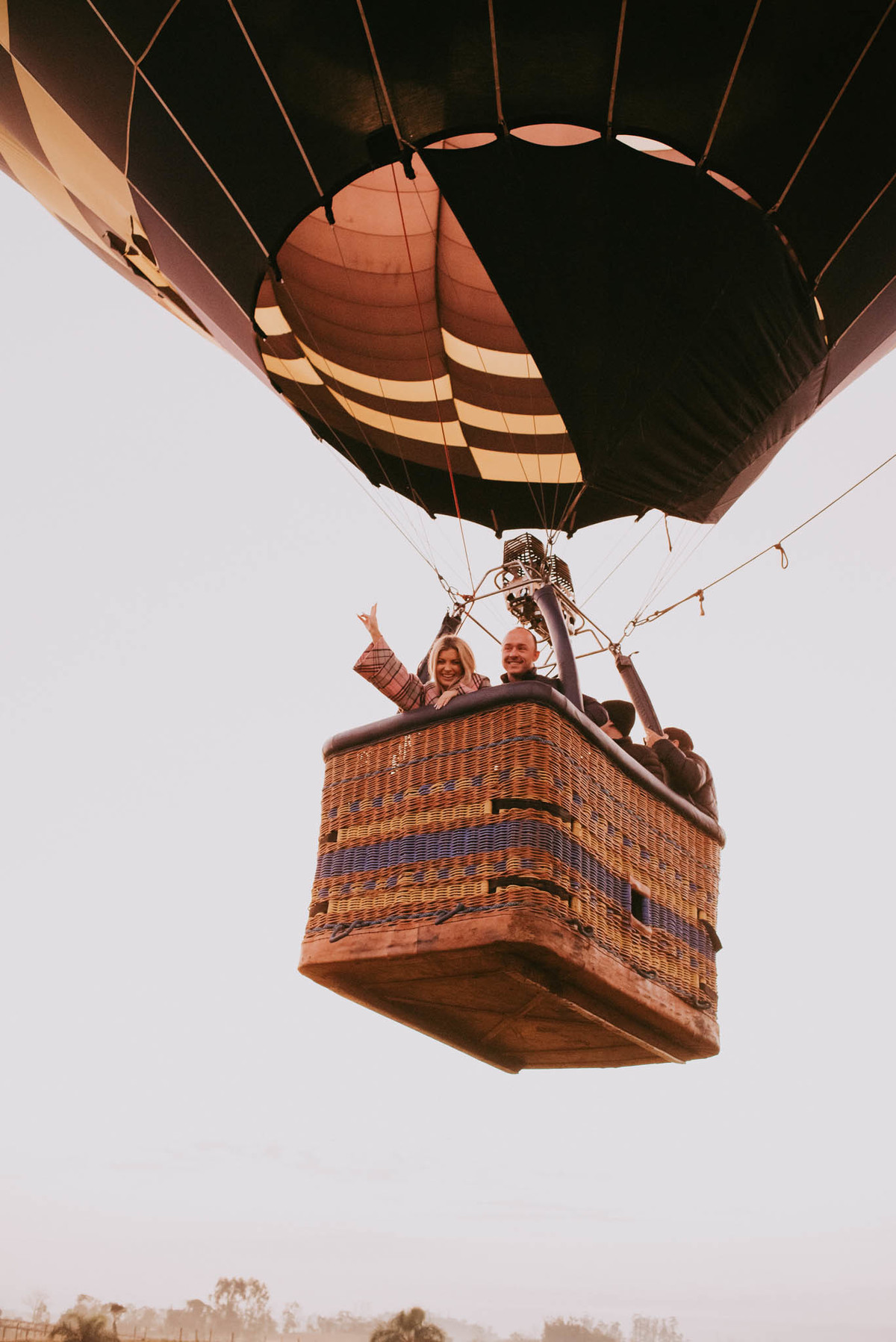 voando de balão no Brasil