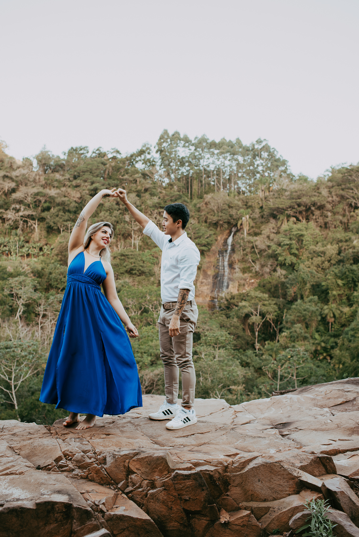 ensaio na pousada cascata da jovita, ensaio lua de mel, ensaio fotografico com pedido de casamento