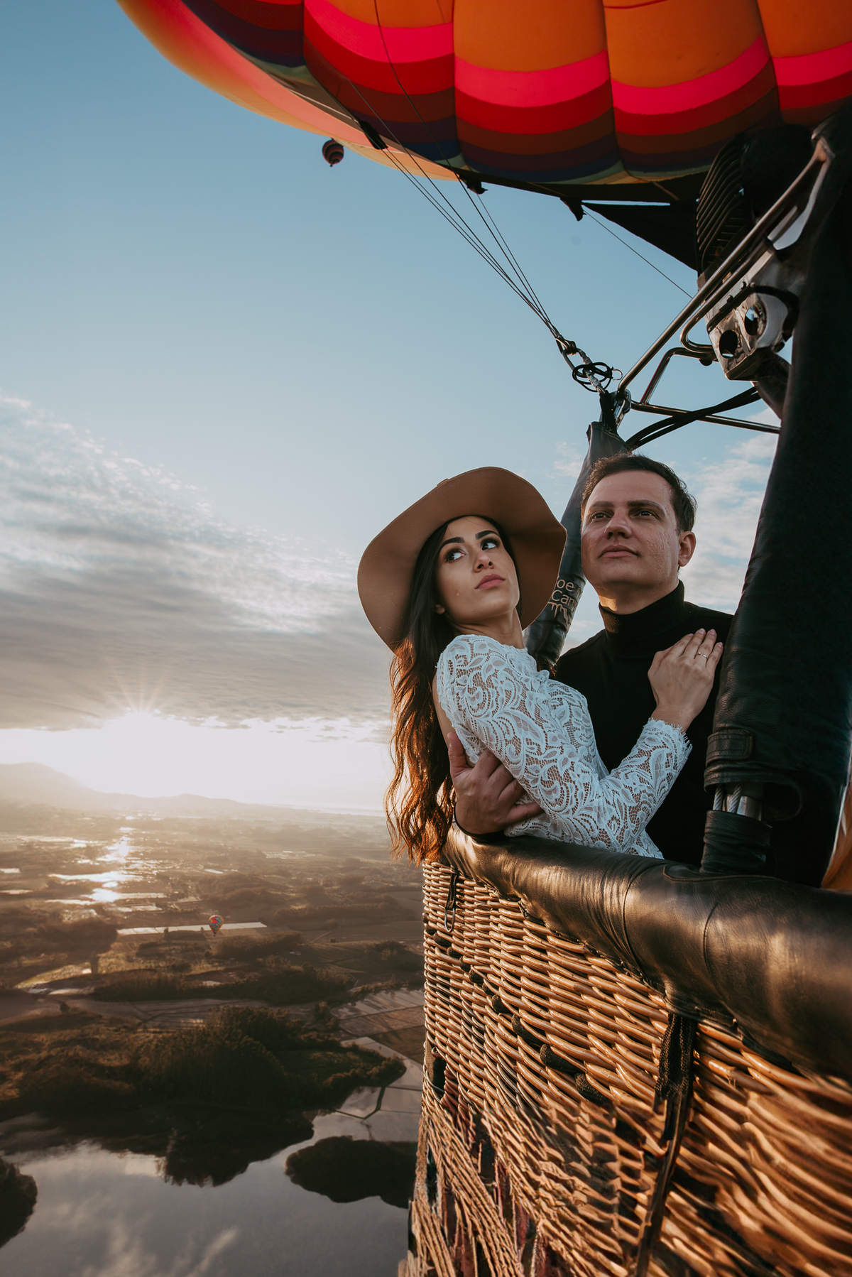 canyons, capadócia brasileira, ensaio fotográfico casal, fotos de passeio de balão