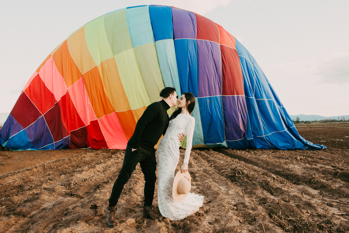 passeio de balão de ar quente em praia grande SC