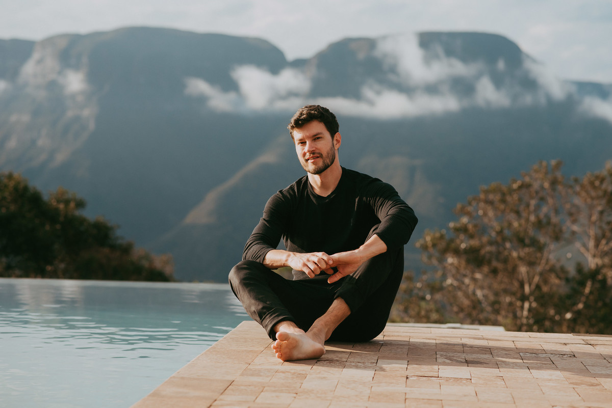 ensaio masculino em pousada