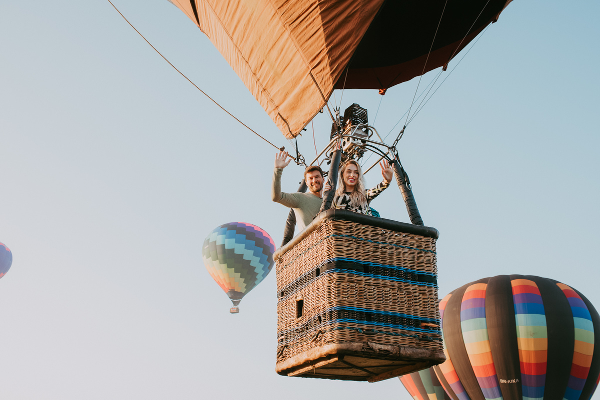 passeio de balão de ar quente em praia grande sc