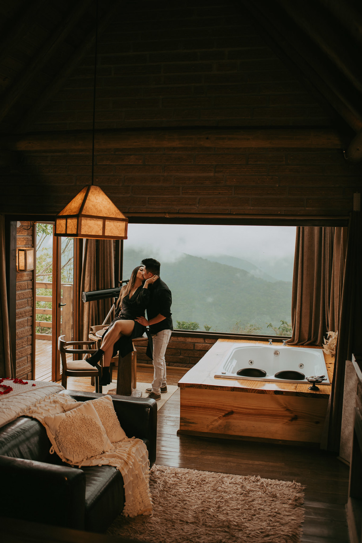 chalé com vista para os canyons em praia grande sc , cambara do sul chalé 10 morada dos canyons