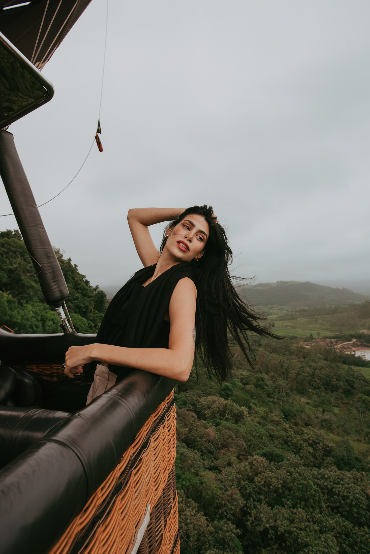 voar de balão em dia nulado