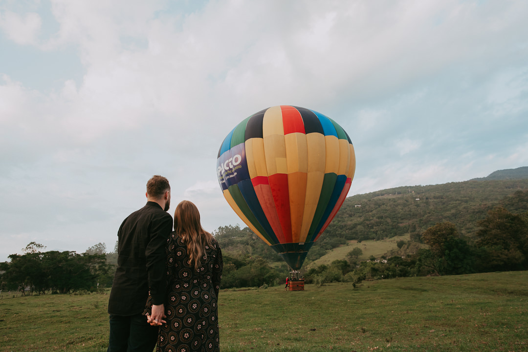como é voar de balão ?