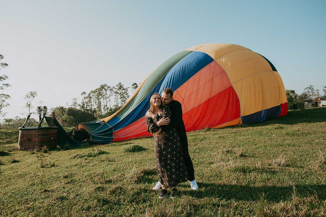 pouso de balão, balão caido, pouso forçado de balão, acidente de balão