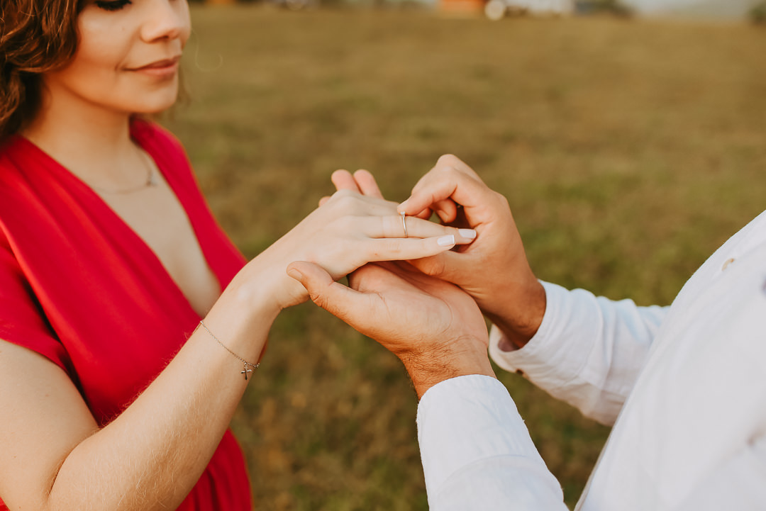 momento único, troca das alianças 
