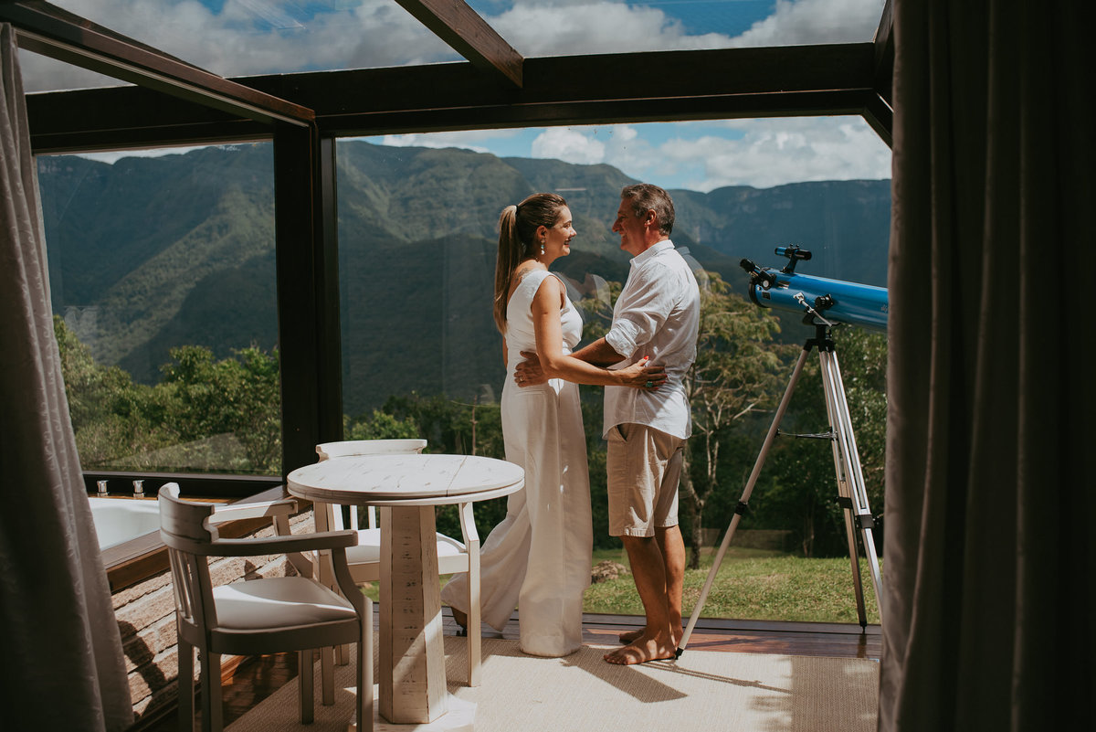 vista do chale 6 morada dos canyons