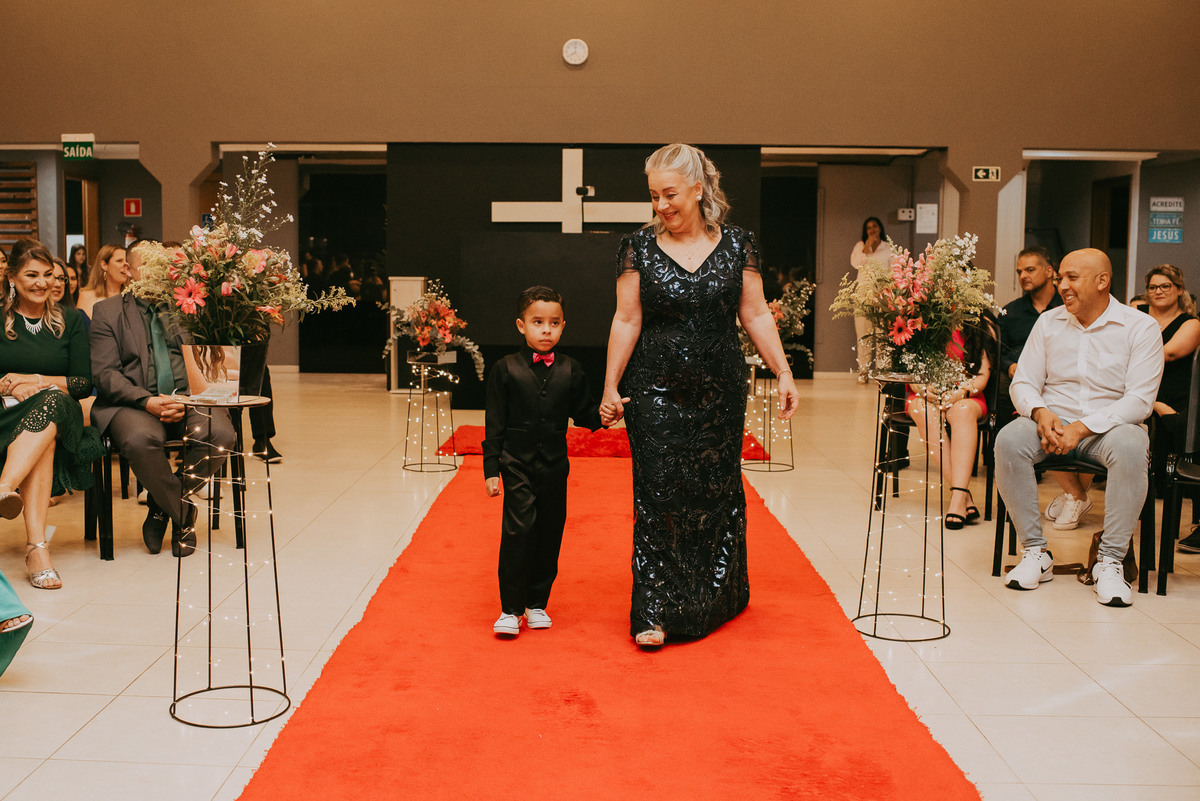 entrada dos noivinhos