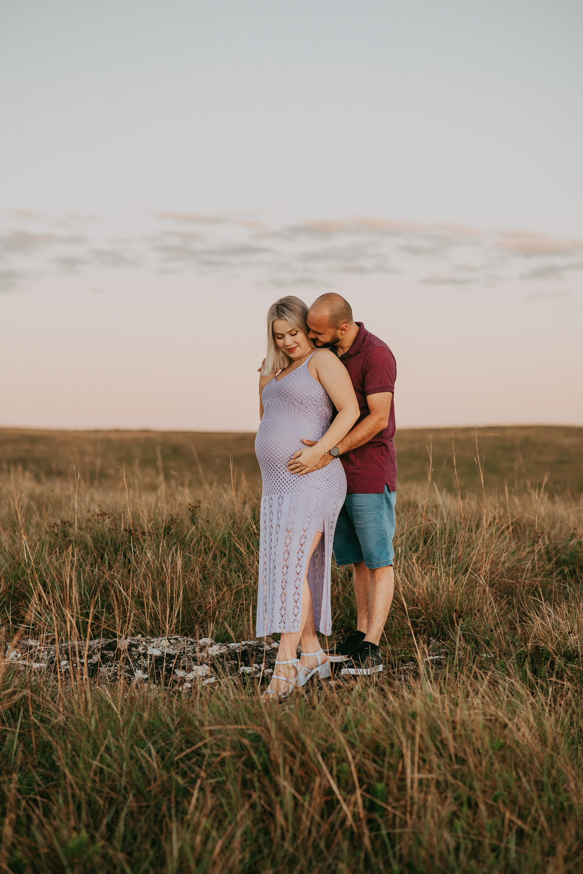 ensaio gestante em praia grande SC , no Canyon índios coraados