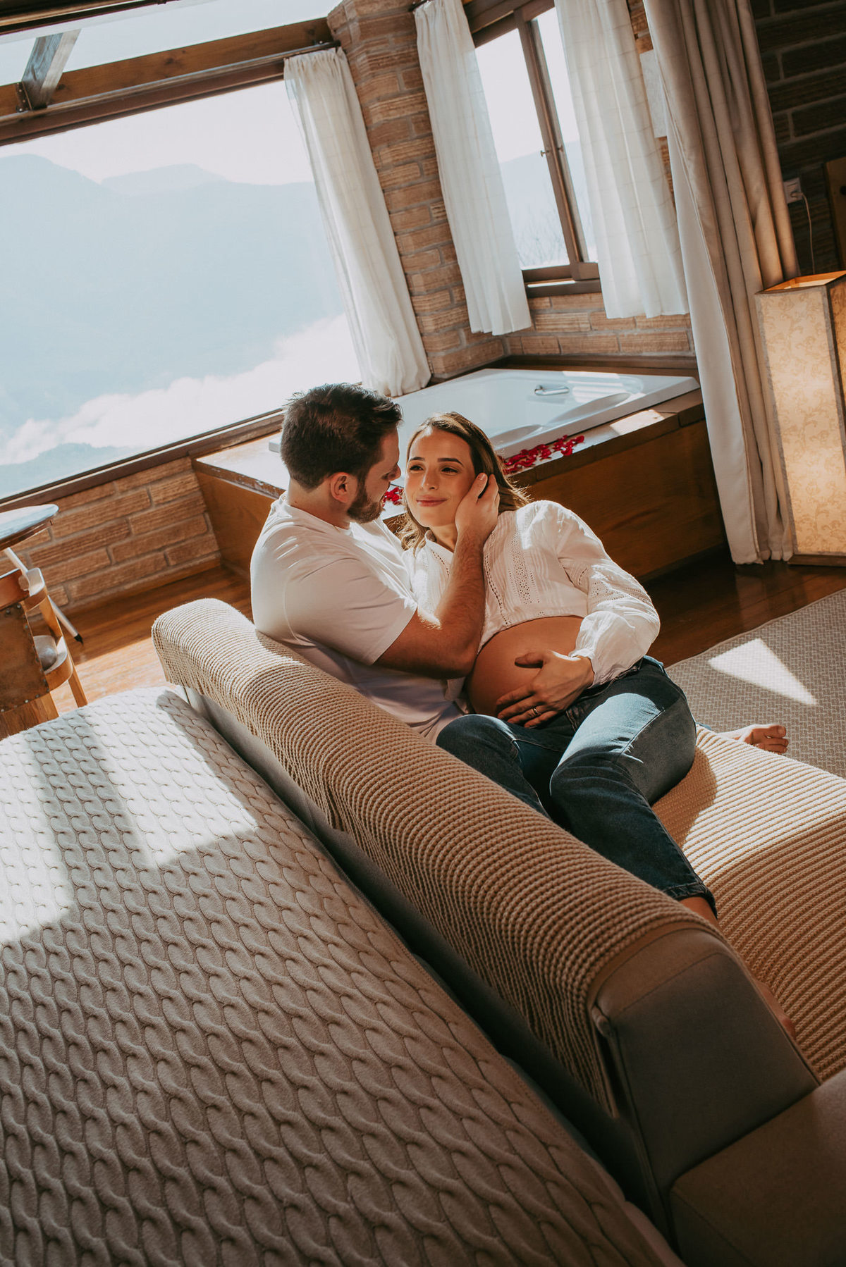 A espera pela Júlia registrada em um cenário encantador em SC