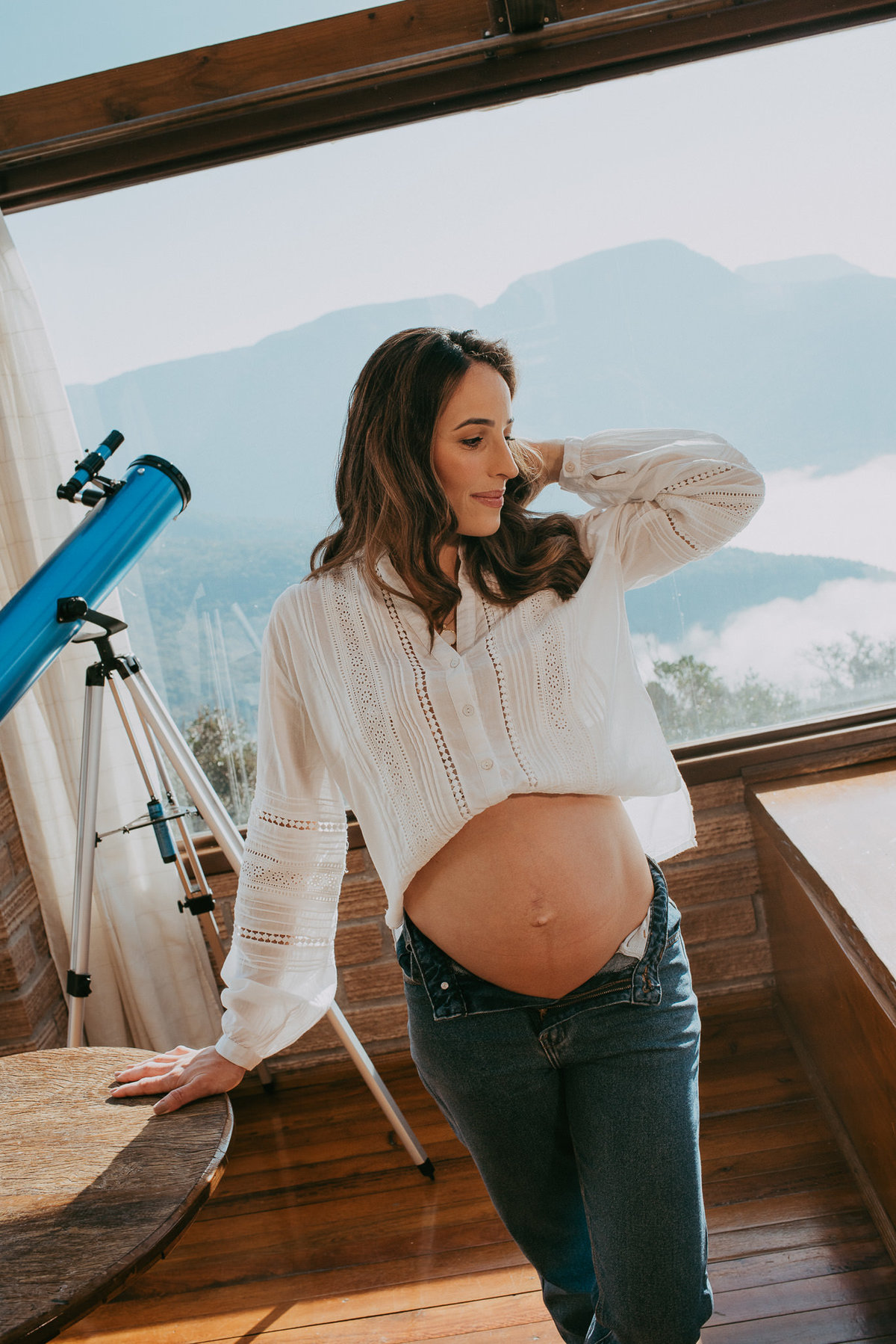 Chalé 9 na Morada dos Canyons: cenário perfeito para fotos de gravidez