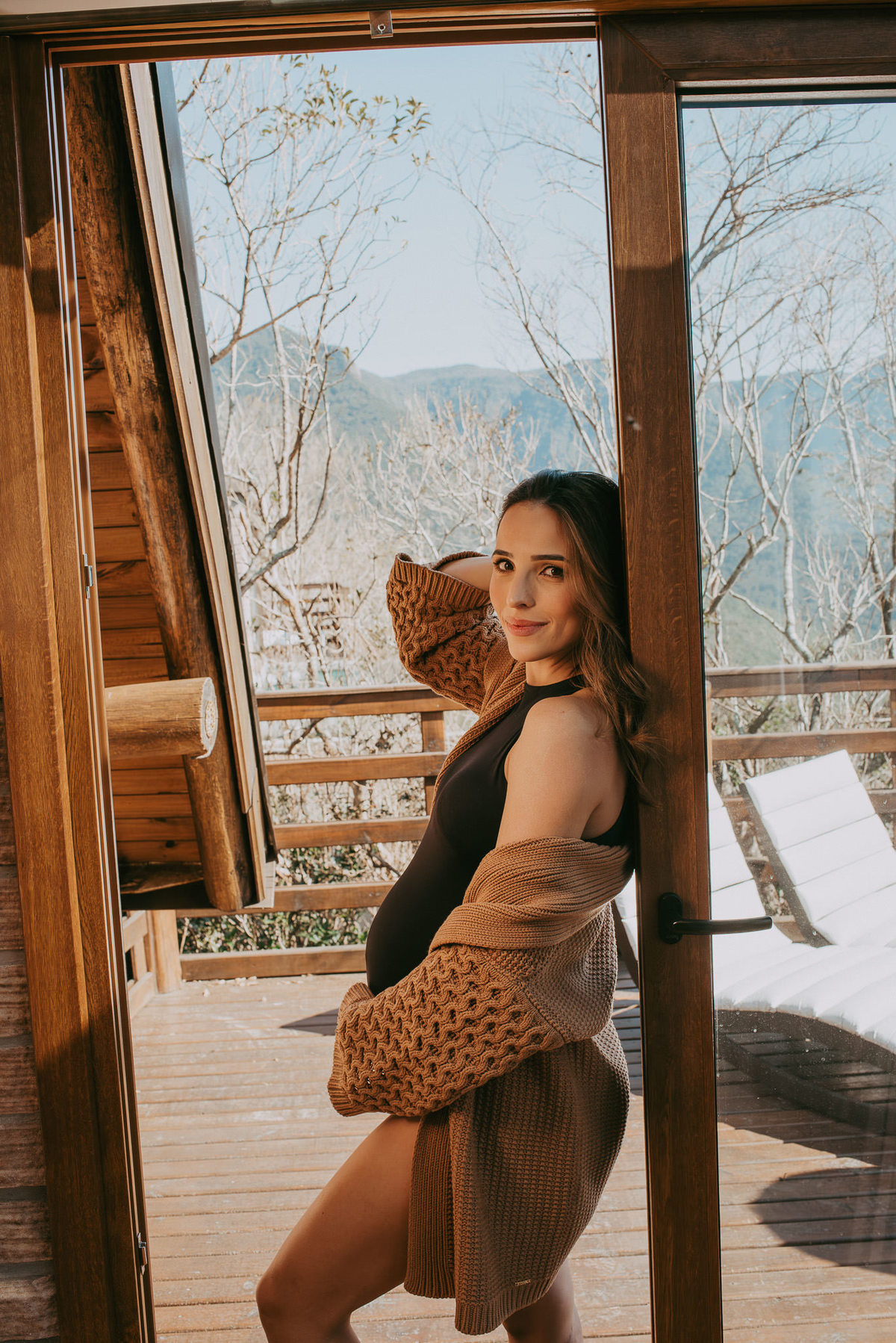 A maternidade celebrada em meio à natureza de Praia Grande SC.