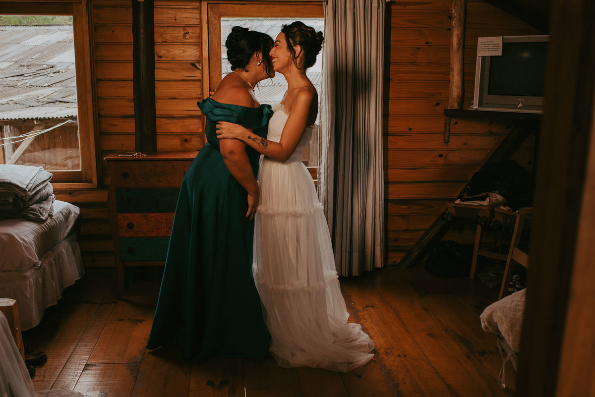 Preparativos com a família por perto, em Alfredo Wagner